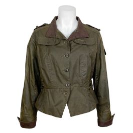 Barbour - Womens Waxed Peplum Jacket (L2006) | Men's and women's