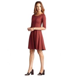 red ochre dress HALO DRESS- Red Ochre