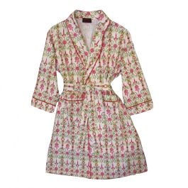 white christmas dresses Women's Irish Cotton Flannel Robe- Royal Stewart Tartan Design main image 1