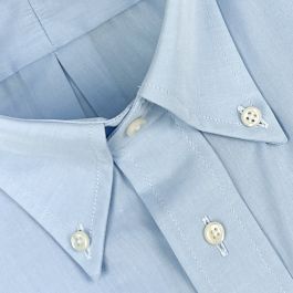 O'Connell's Button Down Dress Shirt - Sea Island Cotton - Blue | Men's and  women's clothing