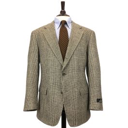 O'connell's Cashmere Glen Plaid Sportcoat - Chestnut Brown & Black