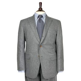 O'Connell's Lightweight Wool Flannel Suit - Cambridge Grey | Men's