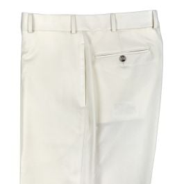 O'Connell's Plain Front 120's Lambswool Flannel Gabardine Trousers