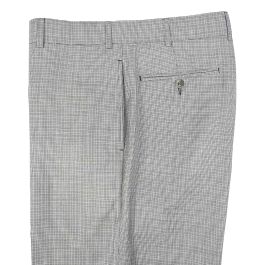 O'Connell's Plain Front Super 110s Tropical Wool Trouser - Mini