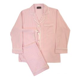 Unique Bargains Women's Plus Size Button Down Pajama Dress Sleepwear Nightshirt 3X Pink