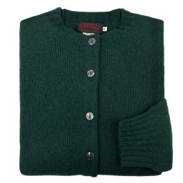 O'Connell's Women's Scottish Shetland Wool Cardigan - Tartan
