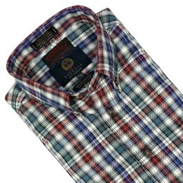 Viyella Sport Shirt - Blue, Red, & Teal Plaid (559425) | Men's and