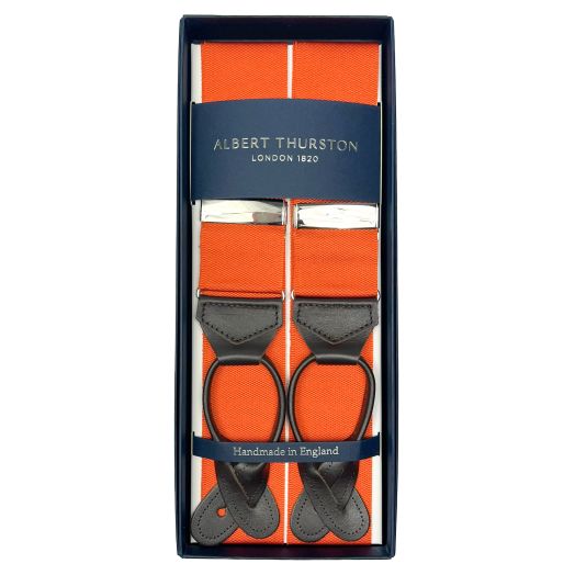 Albert Thurston Solid Braces - Orange (107930)