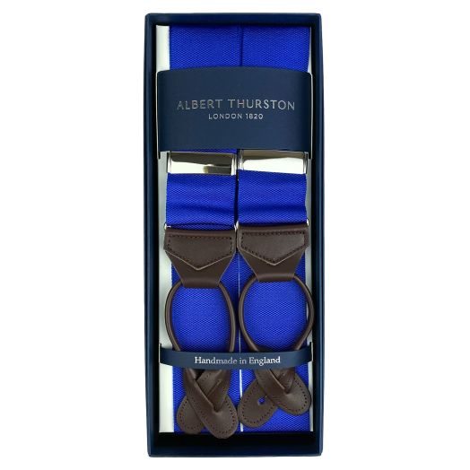 Albert Thurston Solid Braces - Royal (115227)