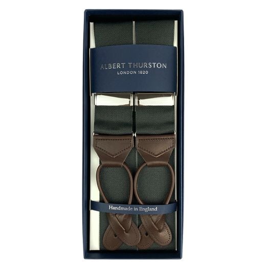 Albert Thurston Solid Braces - Tartan (115226)