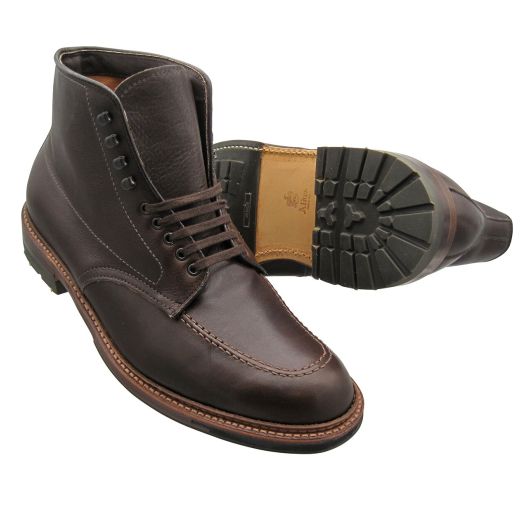 Alden Indy Boot with Commando Sole - Dark Brown Rusticalf (4012HC)