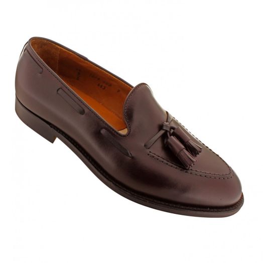 Alden Tassel Moccasin - Burgundy Calfskin (663)