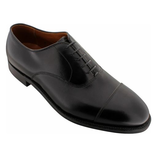 Alden Straight Tip Bal Oxford - Black Calfskin (907)