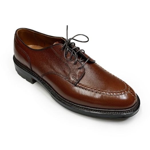 Alden for O'Connell's Exclusive Make-Up - Split Toe Norwegian Front Blucher - Brown Alpine Grain (D0601C Barrie)