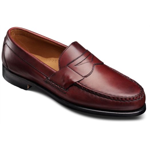 Allen Edmonds Cavanaugh Pinch Penny Slip-on Loafer - Oxblood Calfskin (Style 50026)