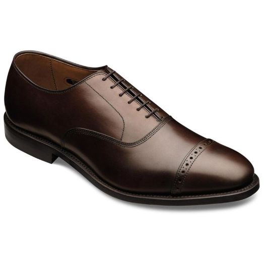 Allen Edmonds Fifth Avenue Cap-toe Lace-up Oxford Dress Shoe- Brown Burnished Calf (Style 5745)