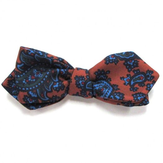 Atkinsons Ancient Madder Bow Tie - Paisley (Rst1) (81907)