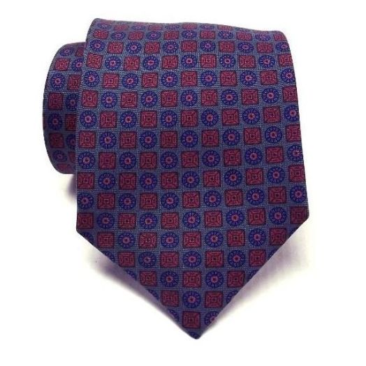 Atkinsons Ancient Madder Necktie - Neat (Grn2) Extra Long (114938)