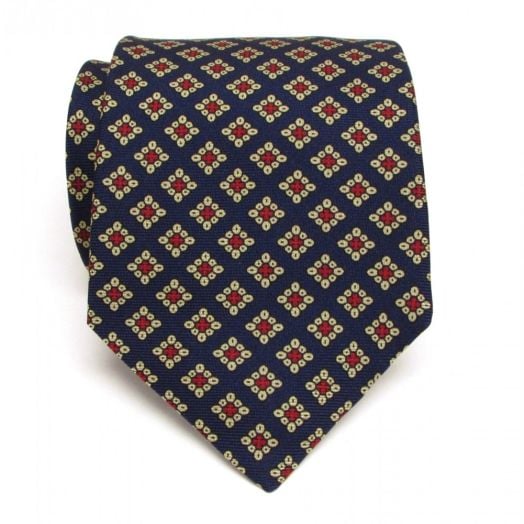 Atkinsons Ancient Madder Necktie - Neat - Navy (49578)