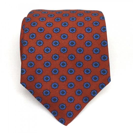 Atkinsons Ancient Madder Necktie - Neat - Rust (88248)