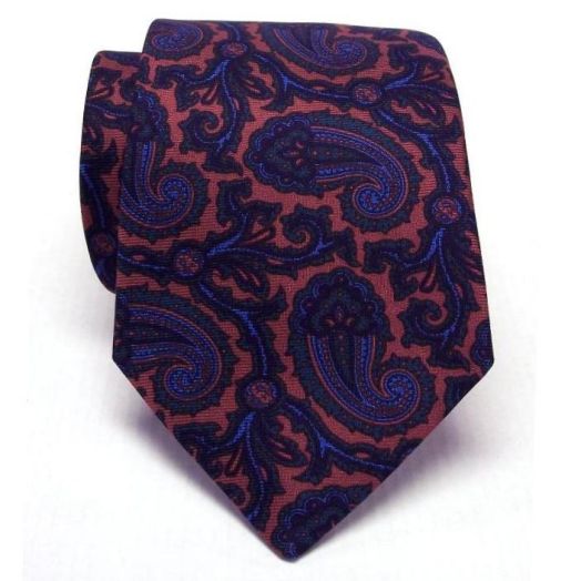 Atkinsons Ancient Madder Necktie - Paisley (Rst0) (59341)