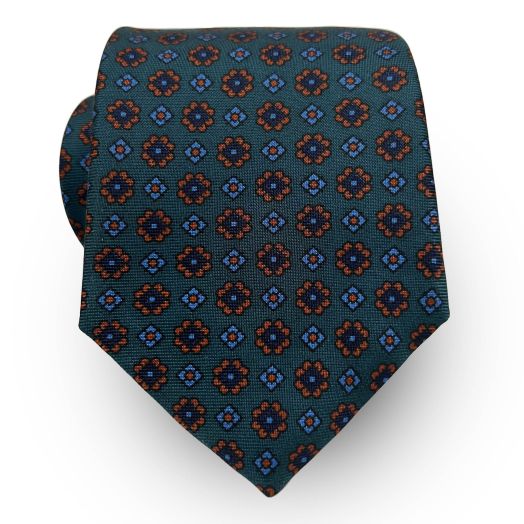 Atkinsons Ancient Madder Necktie - Print (Grn0) (68495)