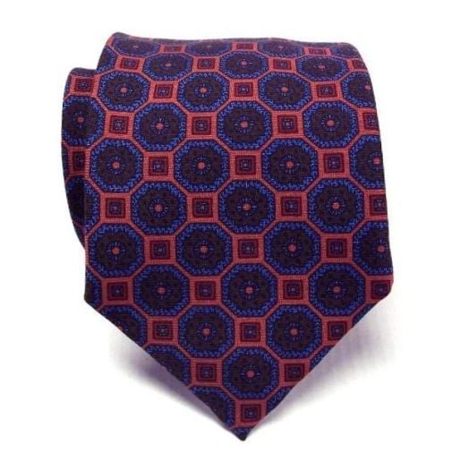 Atkinsons Ancient Madder Necktie - Print (Rst2) 805-27 (44768)