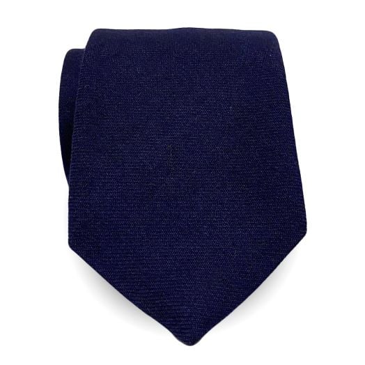 Atkinsons Wool Challis Woven - Solid - Navy (71357)