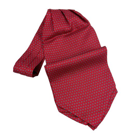 Atkinsons Silk Ascot - Neat - Red (114935)