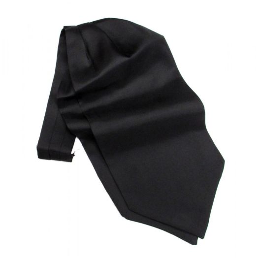 Atkinsons Silk Ascot - Solid - Black (85539)