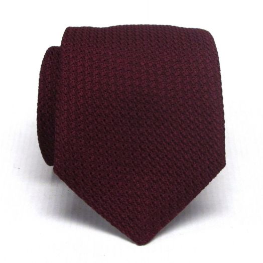 Atkinsons Silk Grenadine Necktie - Burgundy (78669)