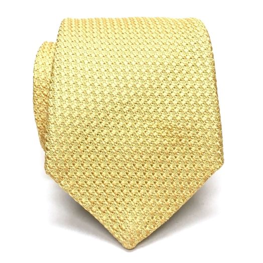 Atkinsons Silk Grenadine Necktie - Lemon (107744) Extra Long
