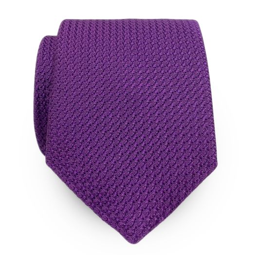 Atkinsons Silk Grenadine Necktie - Purple (107748) Extra Long
