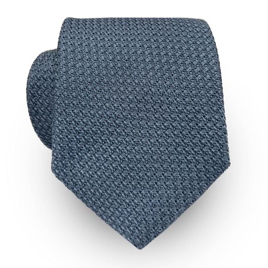 Atkinsons Silk Grenadine Necktie - Slate (099503)
