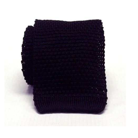 Atkinsons Silk Knit Necktie - Black (62425)