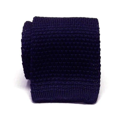 Atkinsons Silk Knit Necktie - Navy (39015)