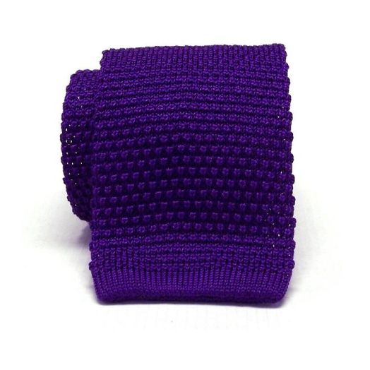 Atkinsons Silk Knit Necktie - Purple (48980)
