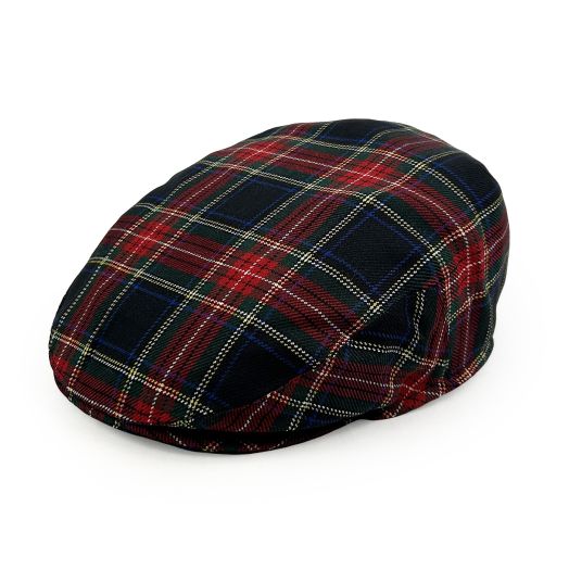 Atkinson's Wool Tartan Cap - Black Stewart