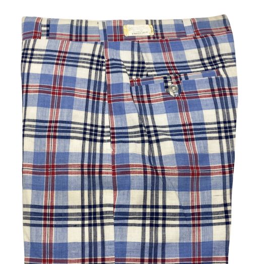 Authentic India Bleeding Madras Trouser (Blu4)