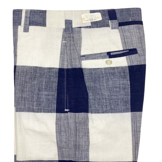 Authentic India Bleeding Madras Trouser (Nvy7)