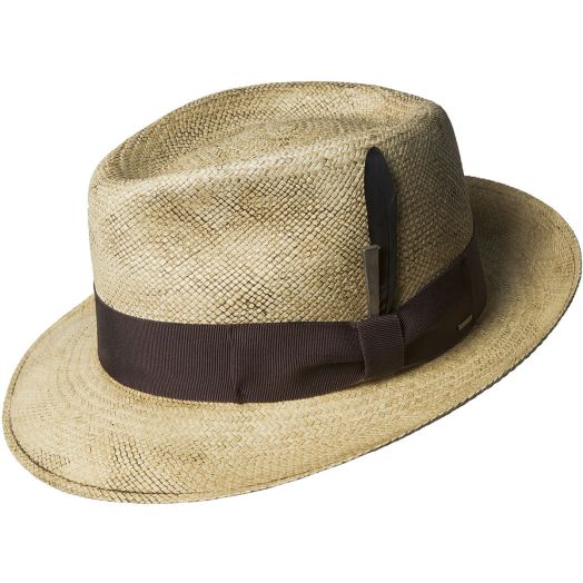 Bailey Straw Panama Fedora - Tessier - Natural