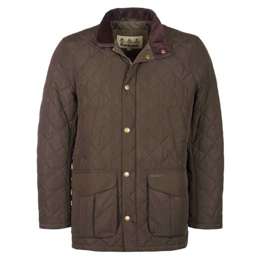 Barbour Devon Quilted Jacket - Olive (MQU0883)