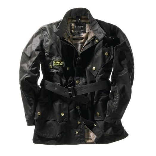 Barbour Men's International Original Waxed Jacket - Black (MWX0004)
