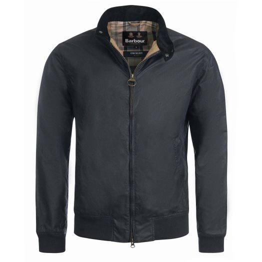 Barbour Men's Lightweight Royston Waxed Jacket - Navy (MWX1350)