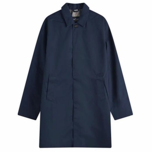 Barbour Mens Rokig Lightweight Waterproof Mac Jacket - Navy (MWB0856NY73)
