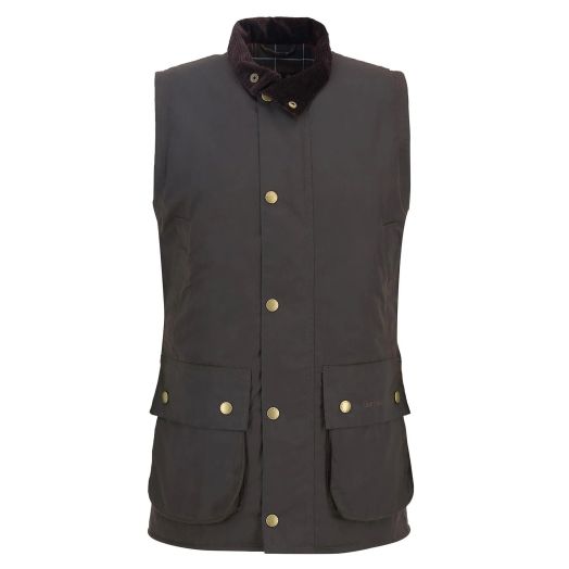 Barbour Men's Westmorland Waxed Waistcoat - Olive (MWX0723OL98)