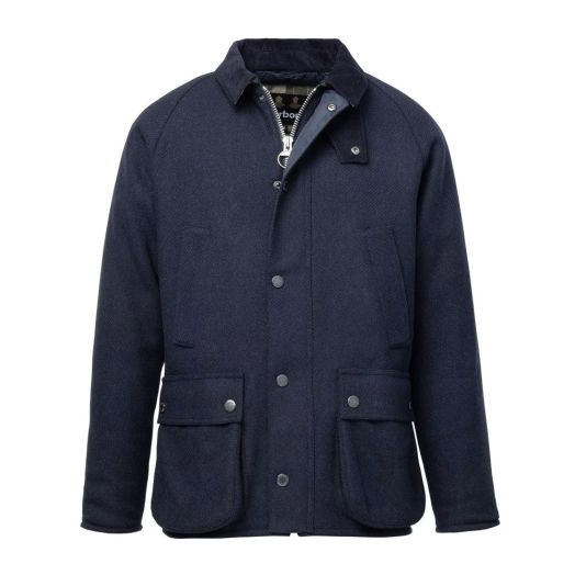 Barbour Mens Wool Bedale - Navy (MW0028NY71)