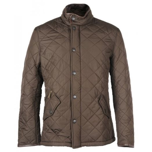 Barbour Men's Powell Polarquilt Jacket - Olive (MQU0281OL51)