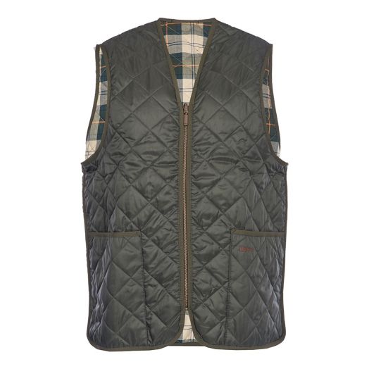 Barbour Quilted Waistcoat - Zip-in liner - Olive Ancient (MLI0001GN91)
