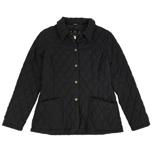 Barbour Vintage Women's Microfiber Quilted Jacket - Black (L16)